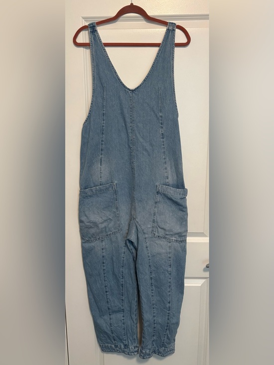 Free People Pants - FREE PEOPLE-WE THE FREE-DENIM OVERALLS